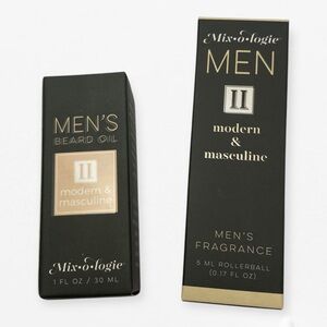 Mixologie SET Men's Beard Oil & Roll-on fragrance Cologne Modern Masculine II